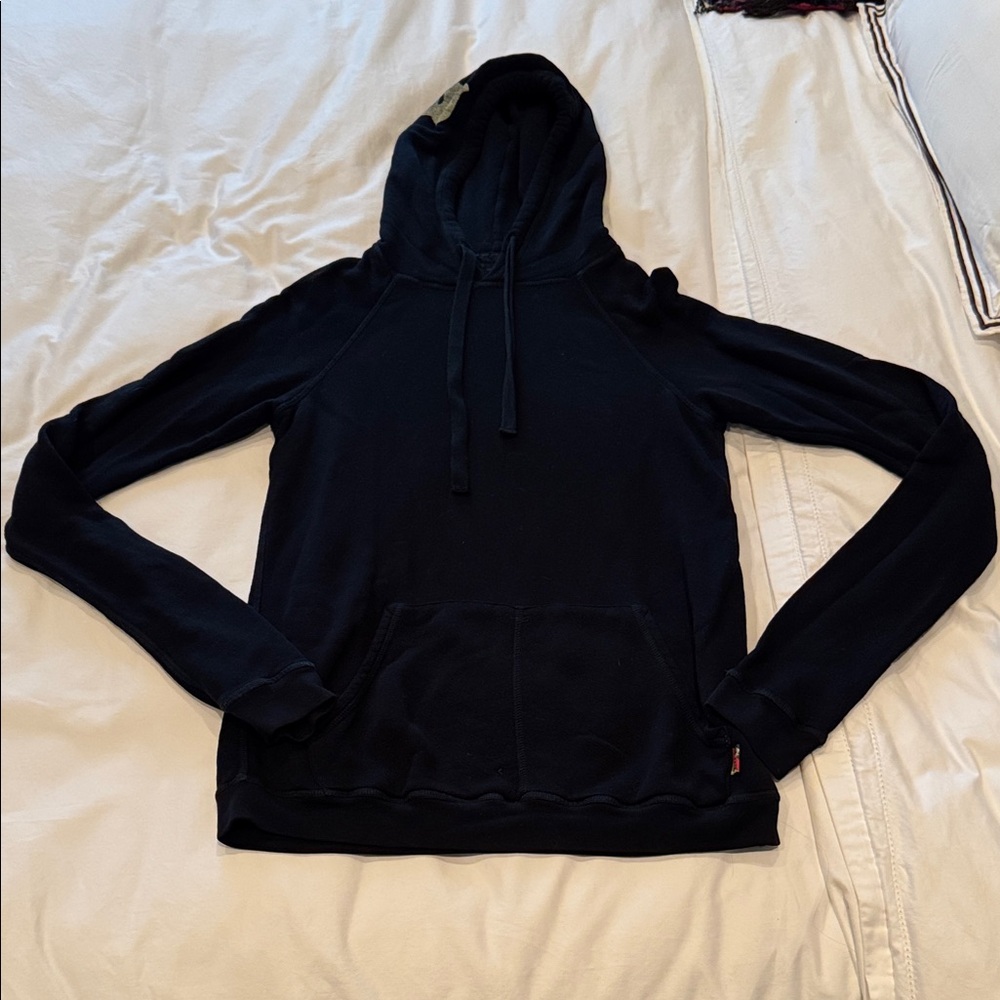 Freecity Light Terry/Fluff Unisex Black Hoodie